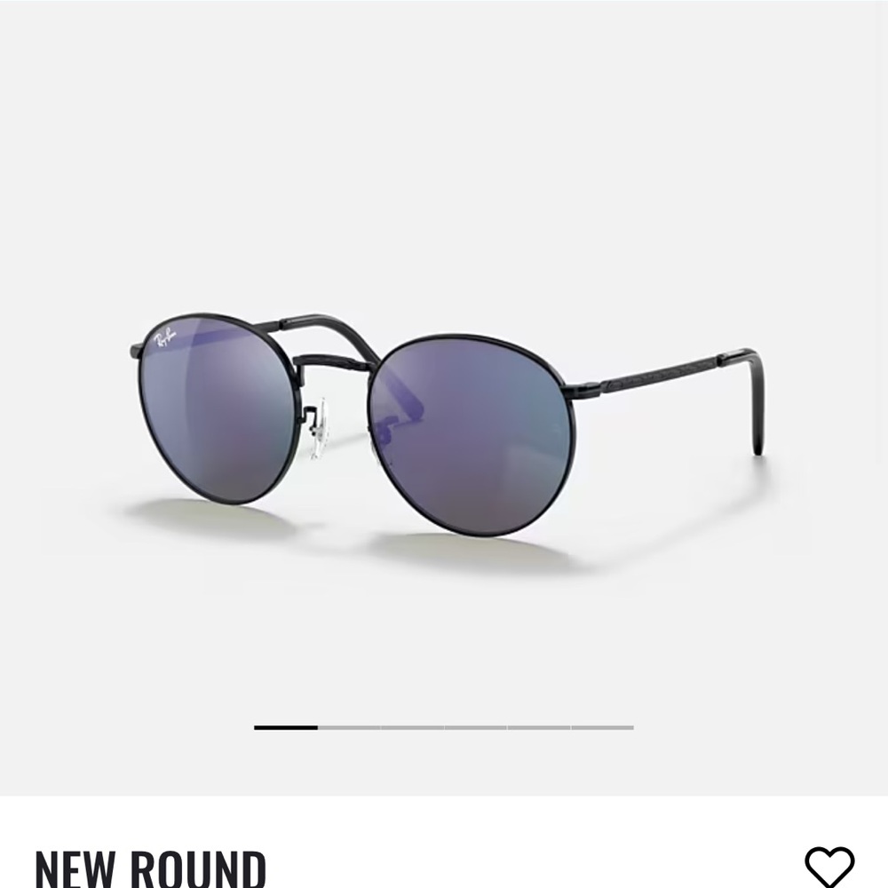 Ray-Ban Black New Round Sunglasses